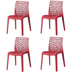 Cadeira Gruvyer Vermelha